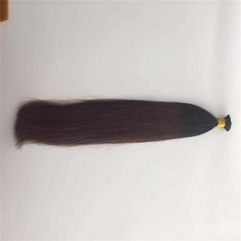 High quality keratin hair natural human hair accept custom order YL292